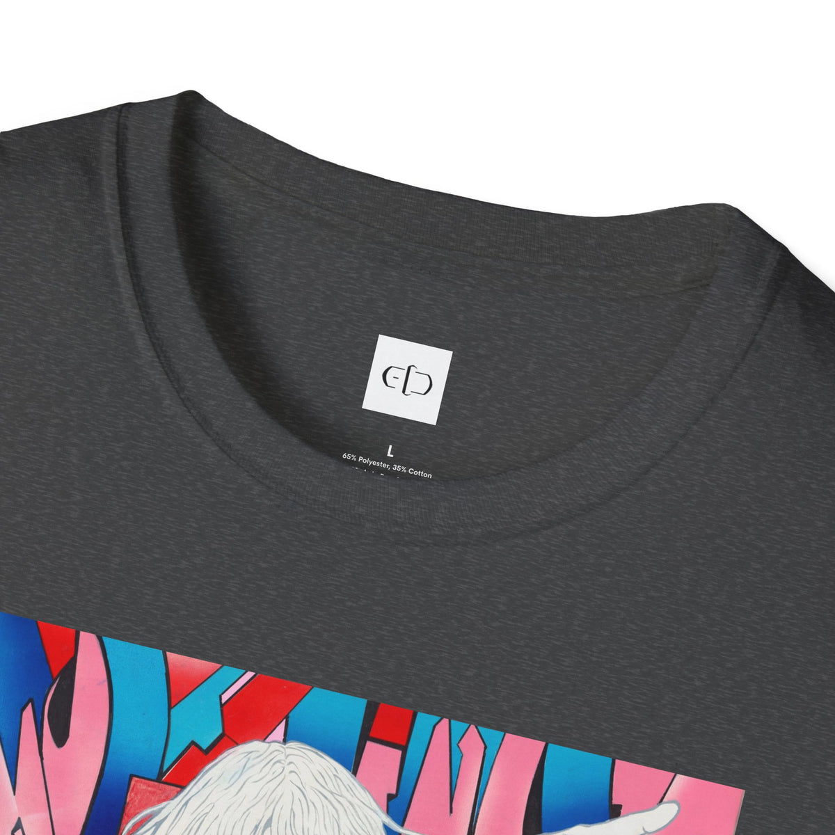 Retro Cyberpunk Girl T-Shirt — Neon Anime Streetwear Graphic Tee